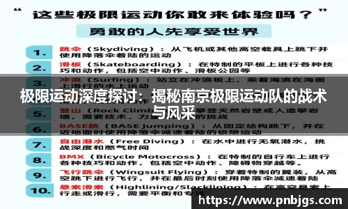 极限运动深度探讨:揭秘南京极限运动队的战术与风采